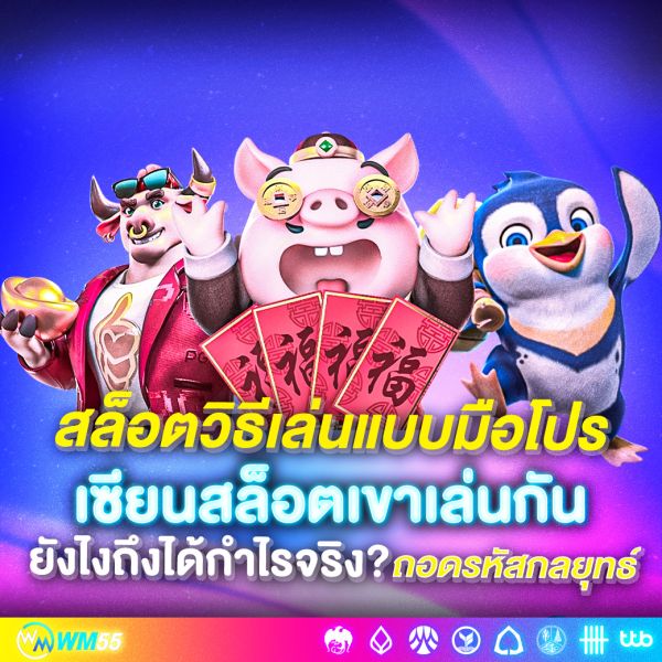 สล็อตวิธีเล่นแบบมือโปร ถอดรหัสกลยุทธ์ เซียนสล็อตเขาเล่นกันยังไงถึงได้กำไรจริง?